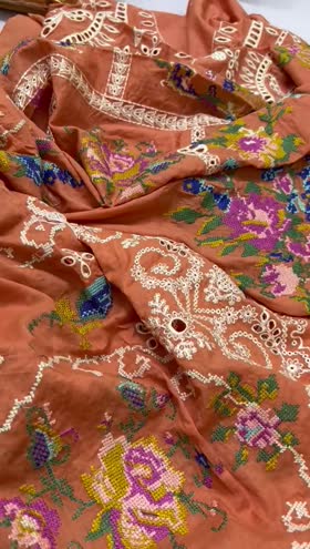 Rs 7250 mushq lawn Emb 2pc Rs 7250 mushq lawn Emb 2pc